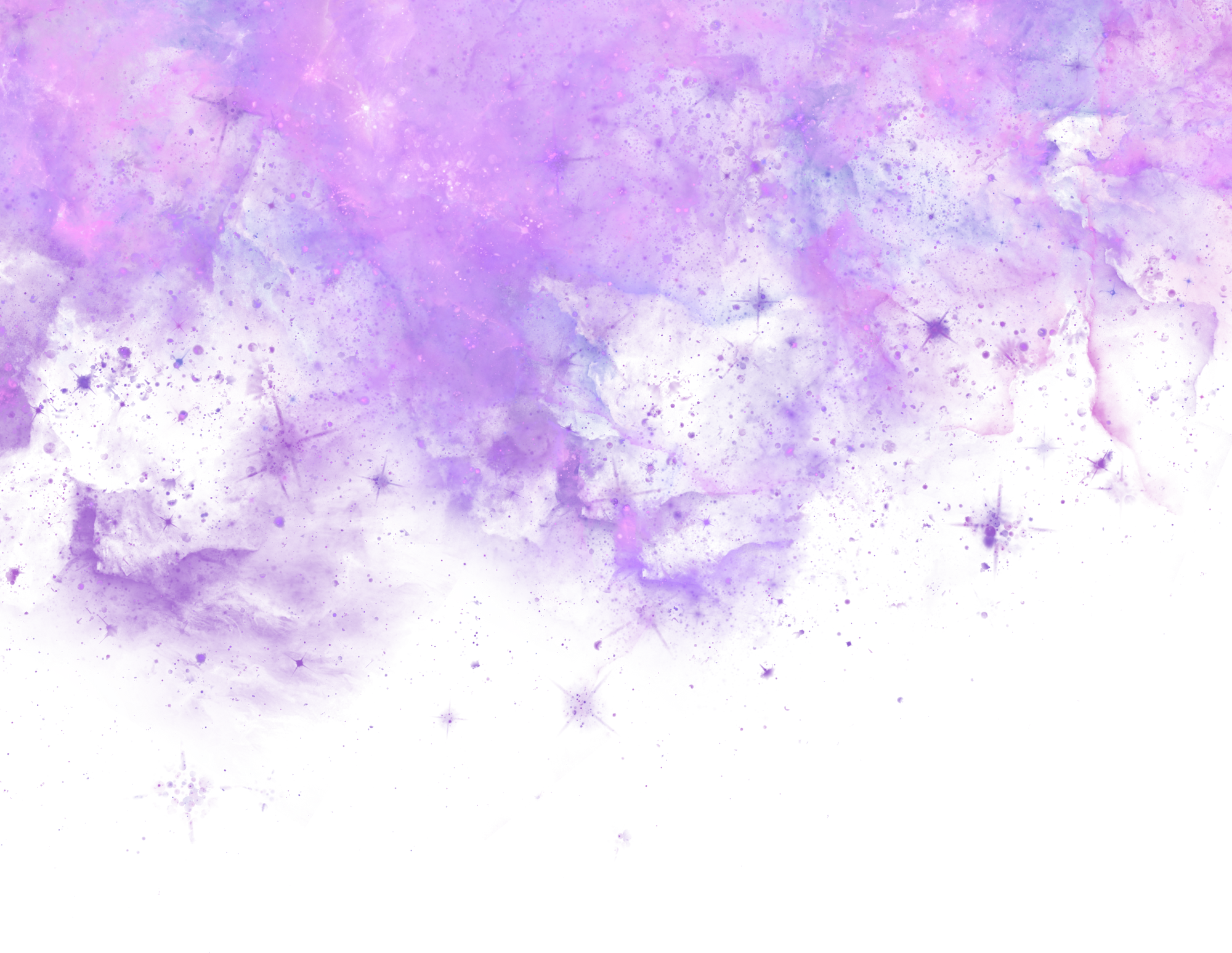 Purple Galaxy Border